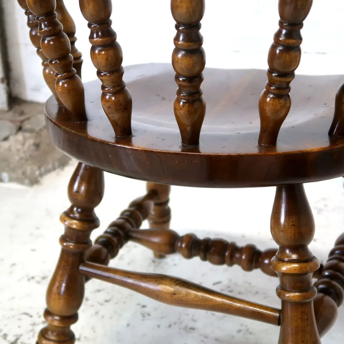 アンティーク ウッド キャプテンチェア