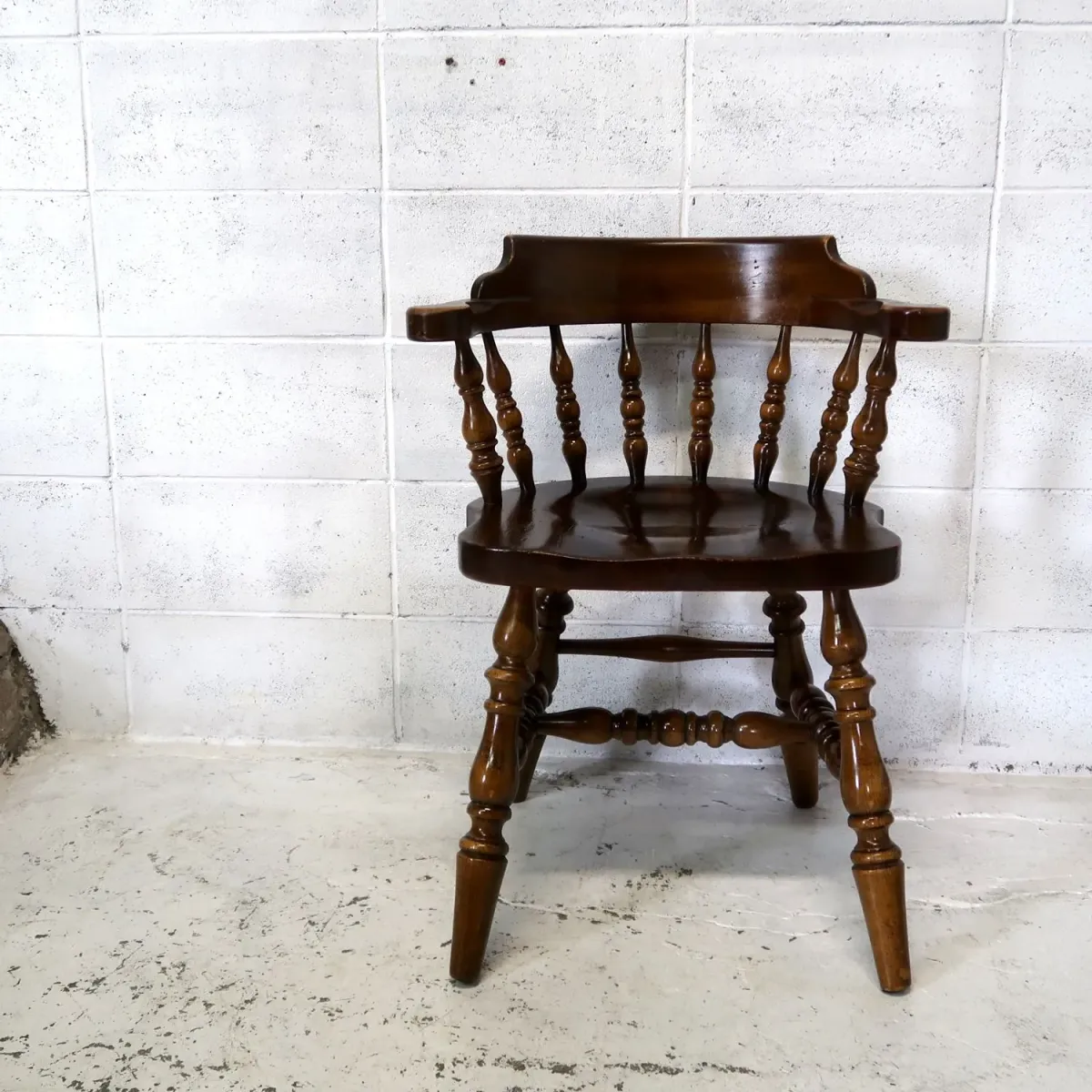 アンティーク ウッド キャプテンチェア