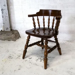 アンティーク ウッド キャプテンチェア