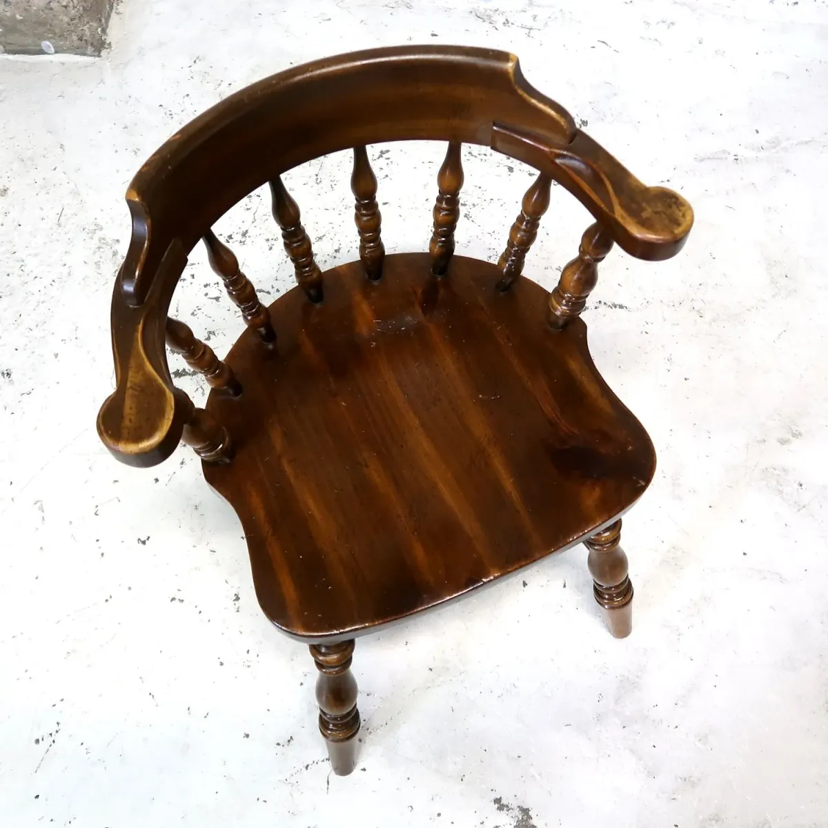 アンティーク ウッド キャプテンチェア