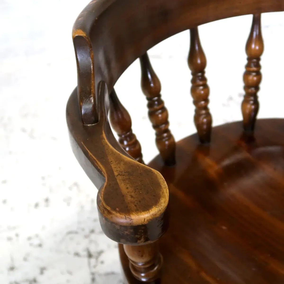 アンティーク ウッド キャプテンチェア