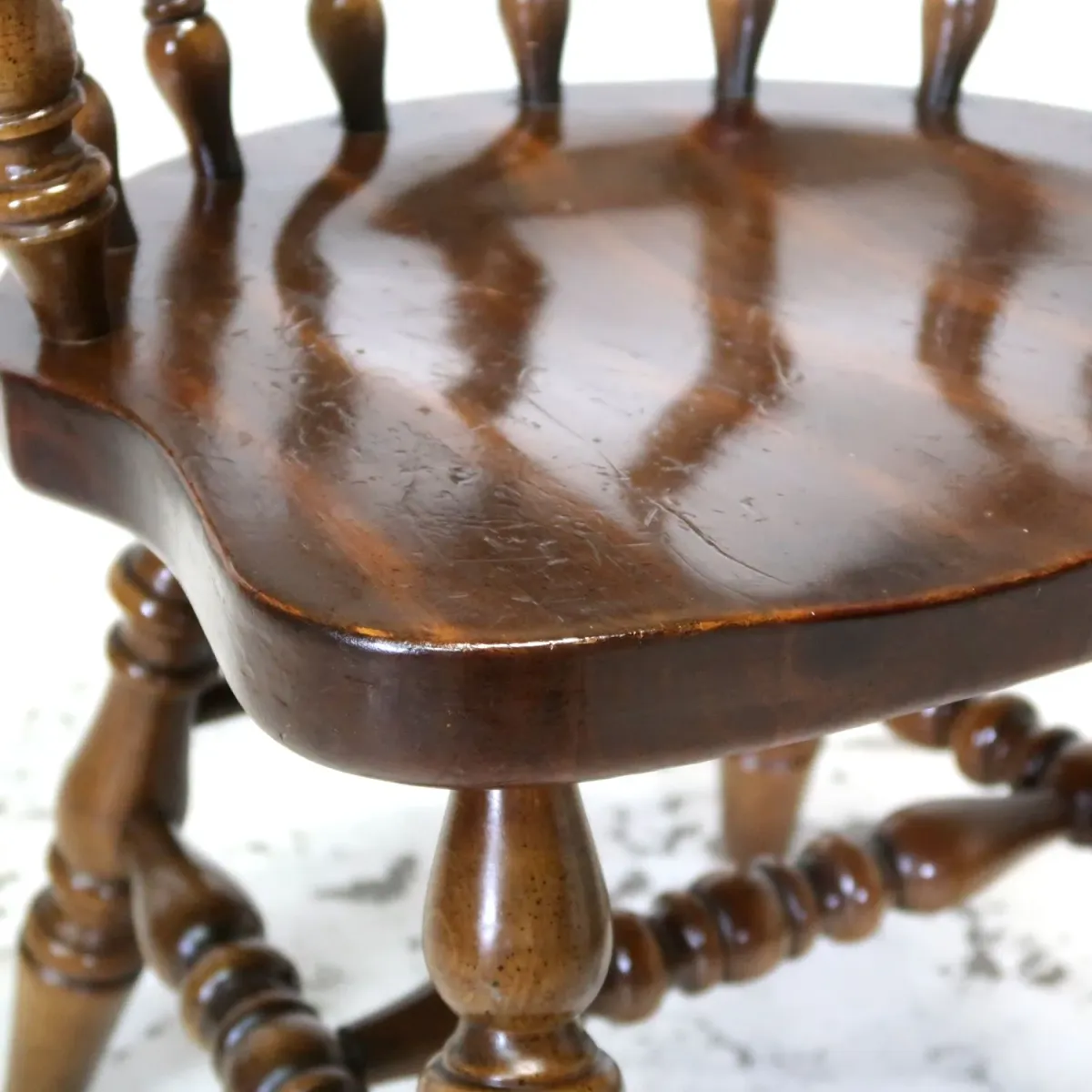 アンティーク ウッド キャプテンチェア