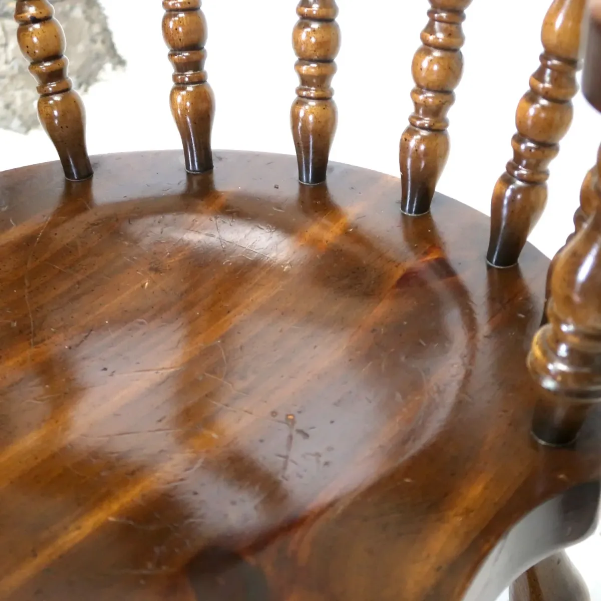 アンティーク ウッド キャプテンチェア