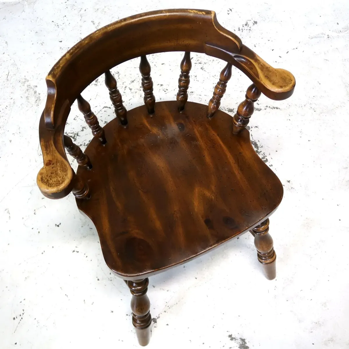 アンティーク ウッド キャプテンチェア