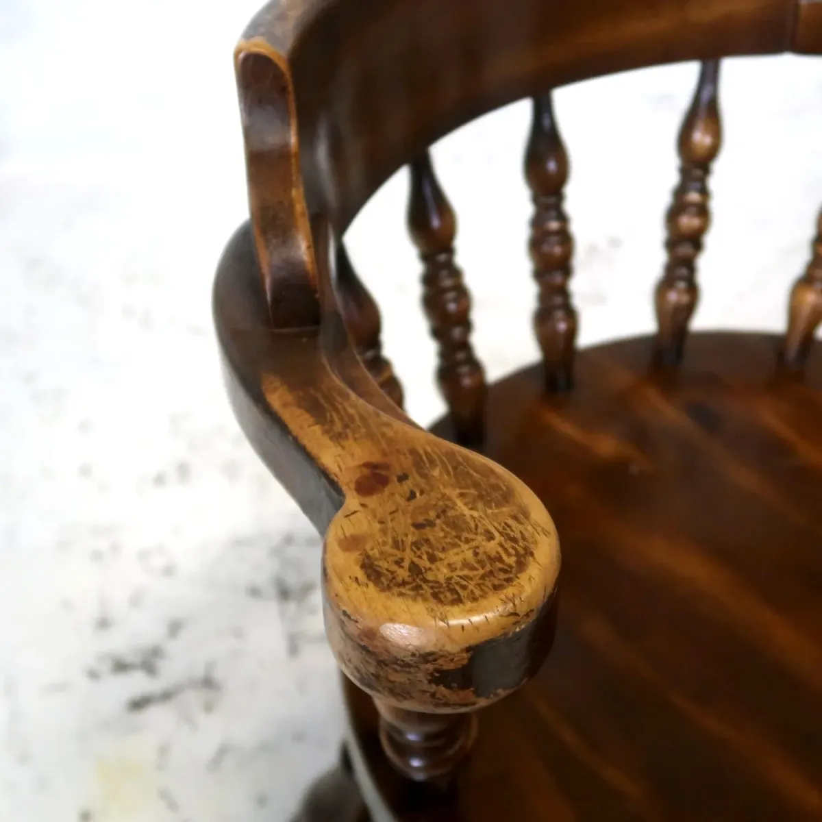 アンティーク ウッド キャプテンチェア