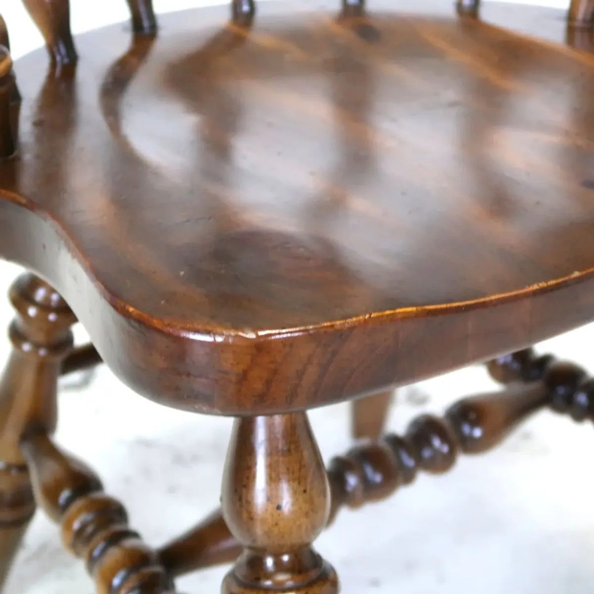 アンティーク ウッド キャプテンチェア