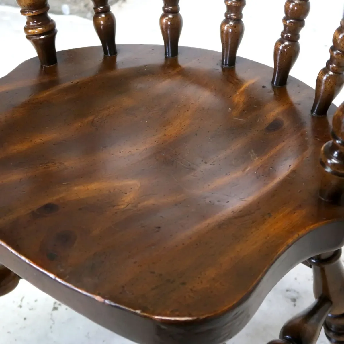 アンティーク ウッド キャプテンチェア