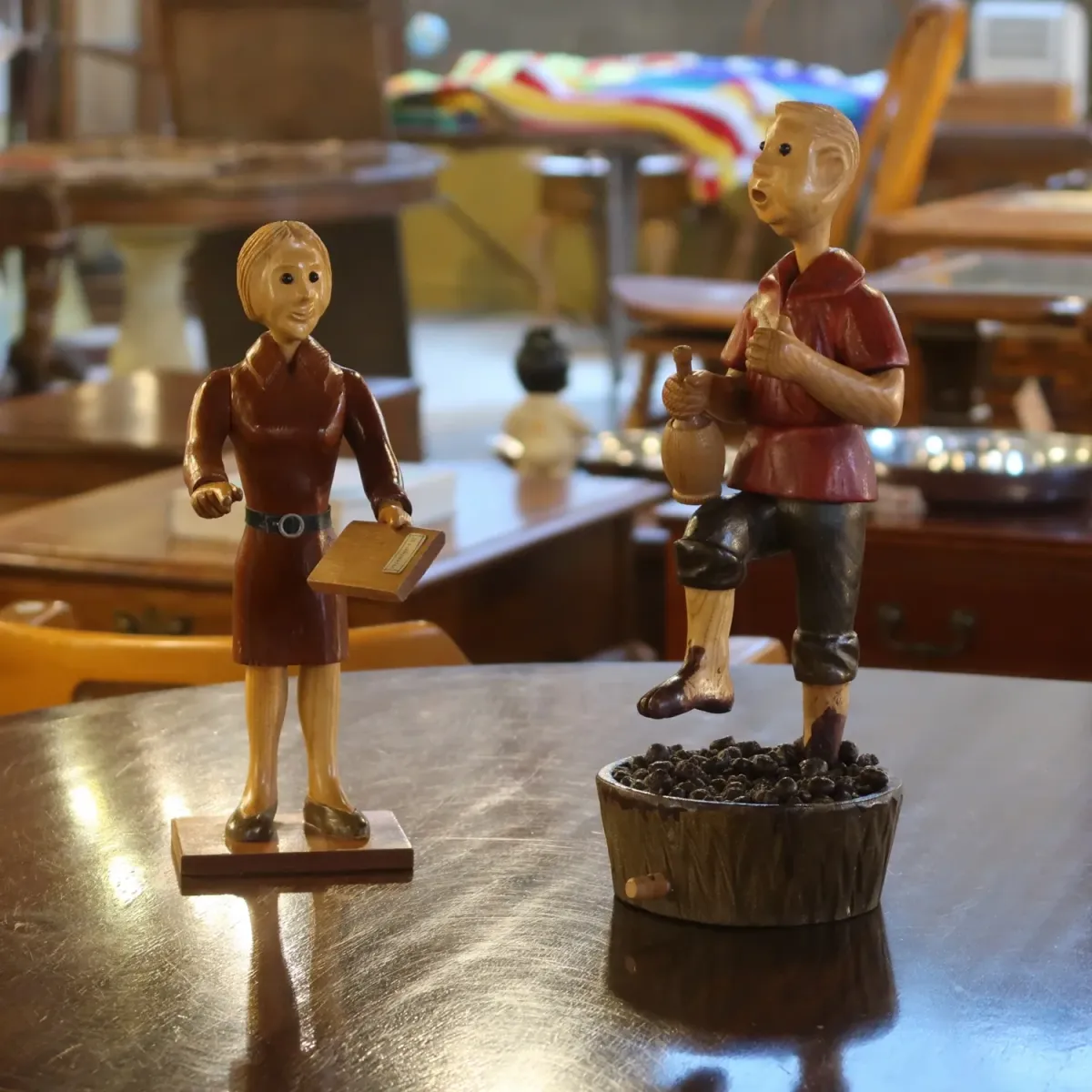 70's ROMER レーマー社製 ビンテージ 木彫り人形