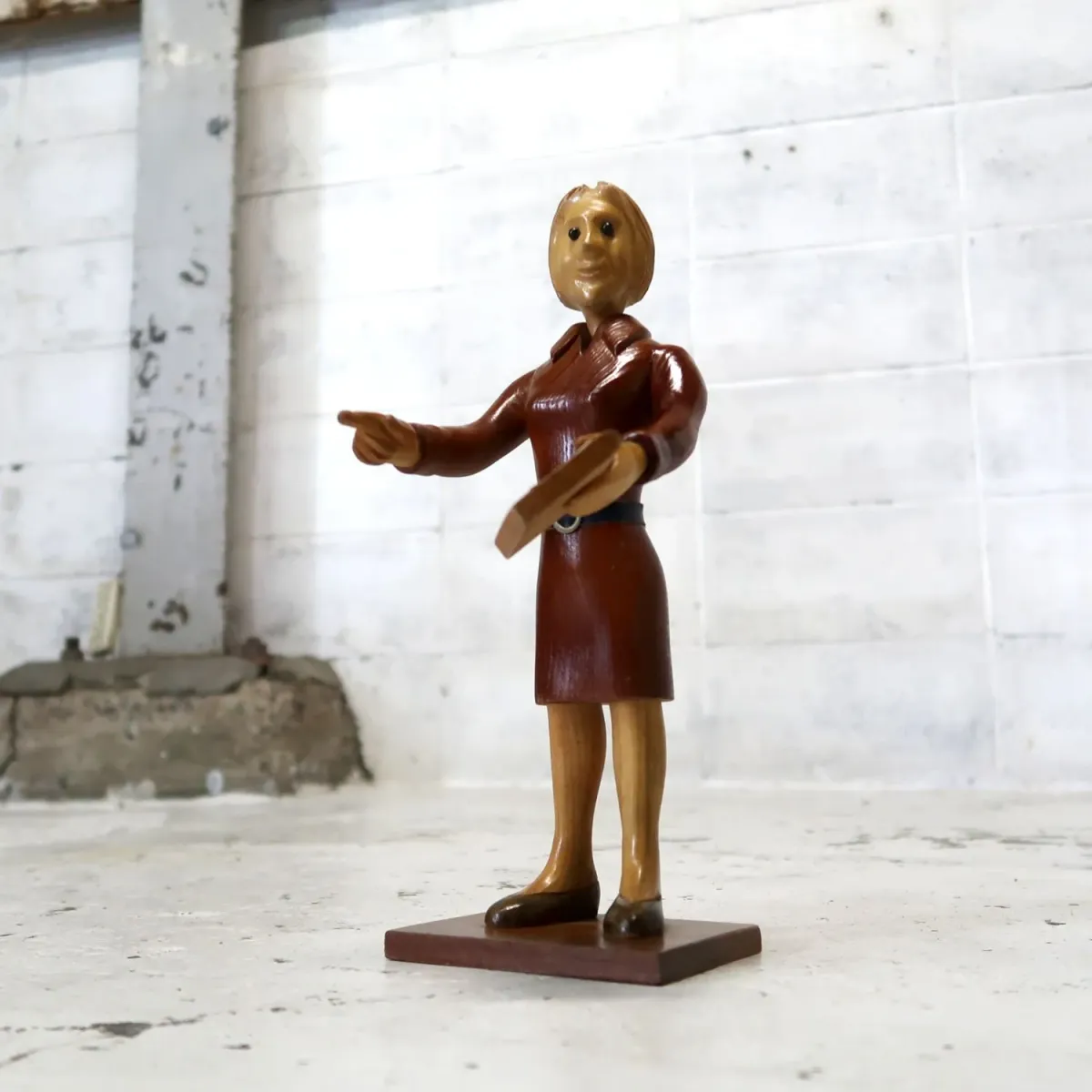 70's ROMER レーマー社製 ビンテージ 木彫り人形