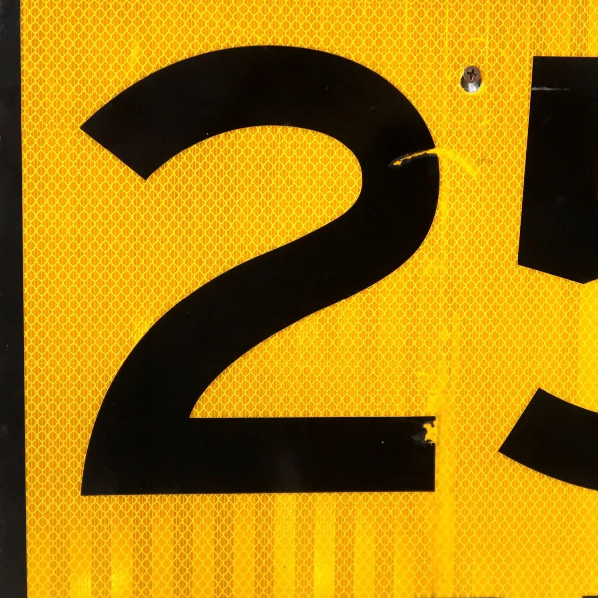 ロードサイン 25MPH