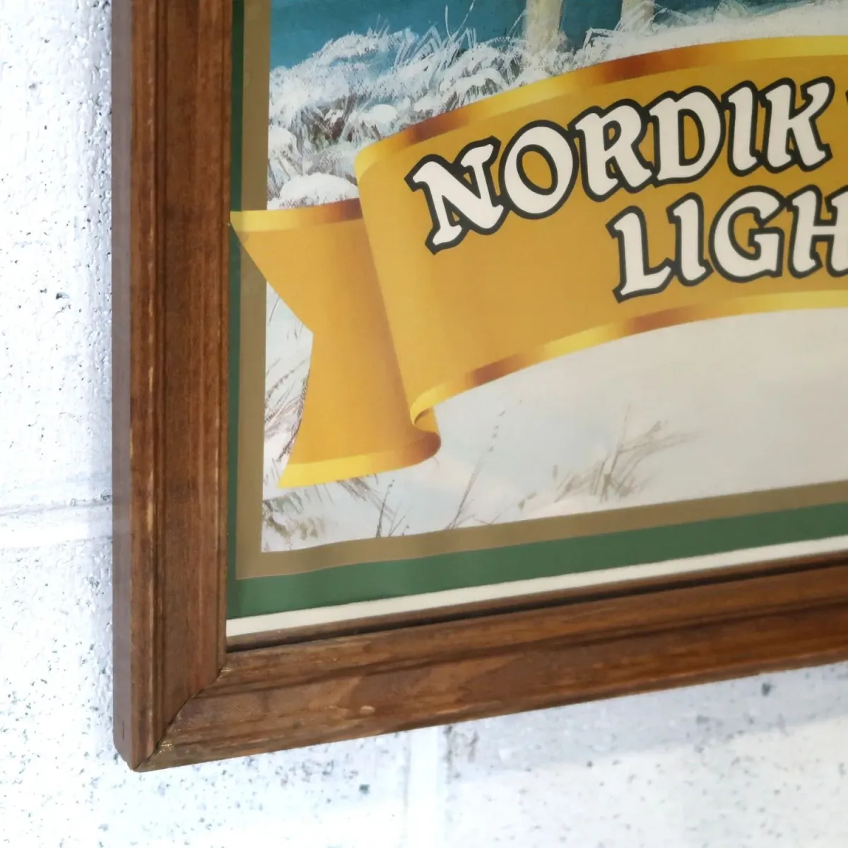 NORDIK WOLF LIGHT ビンテージ パブミラー
