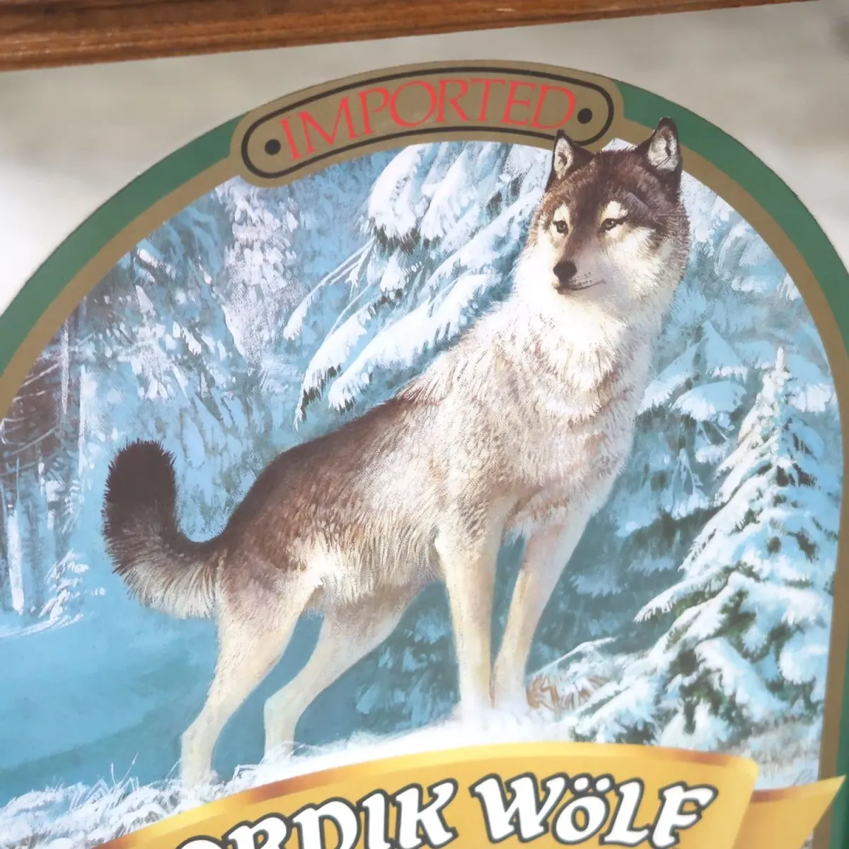 NORDIK WOLF LIGHT ビンテージ パブミラー