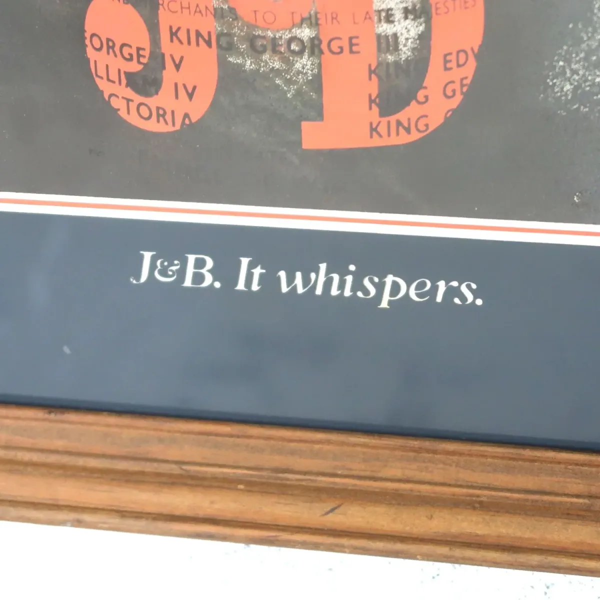 J＆B ビンテージ パブミラー