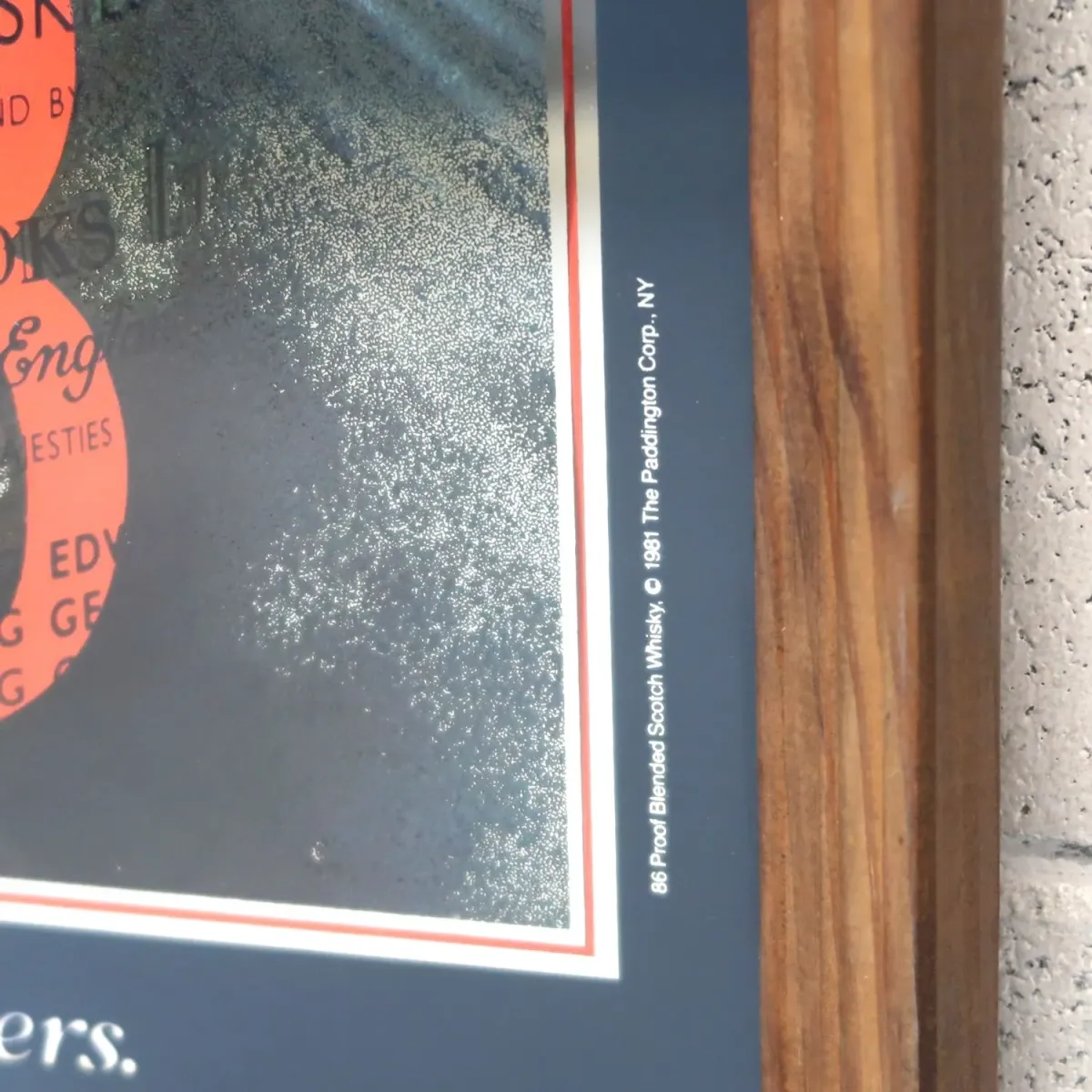 J＆B ビンテージ パブミラー