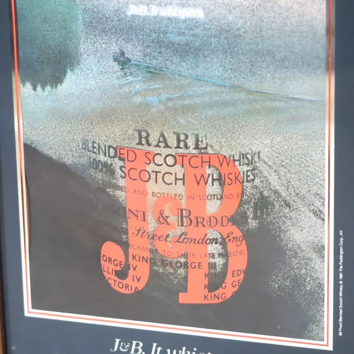 J＆B ビンテージ パブミラー