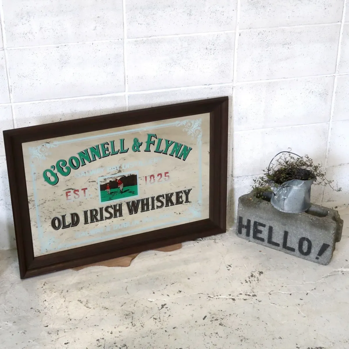 O'CONNELL & FLYNN ビンテージ 大型パブミラー