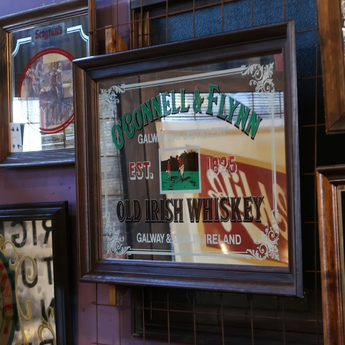 O'CONNELL & FLYNN ビンテージ 大型パブミラー