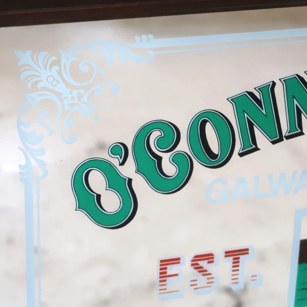 O'CONNELL & FLYNN ビンテージ 大型パブミラー