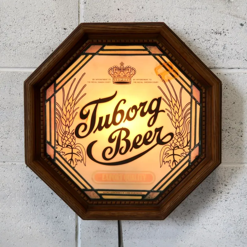 Tuborg Beer ビンテージ ライトサイン