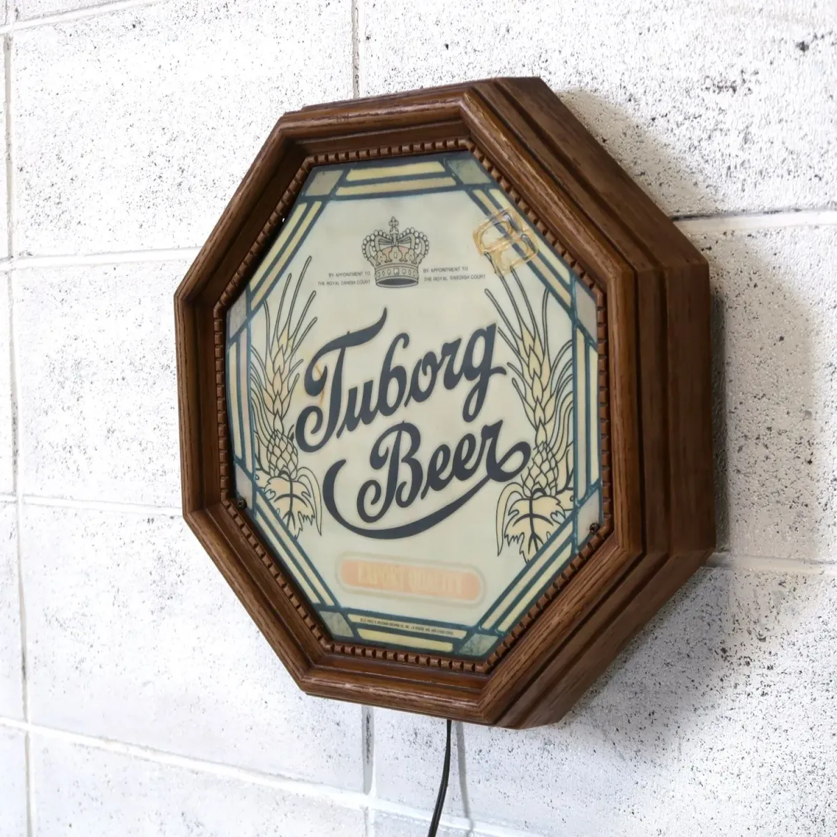 Tuborg Beer ビンテージ ライトサイン