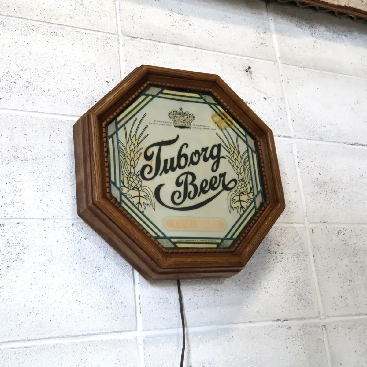 Tuborg Beer ビンテージ ライトサイン