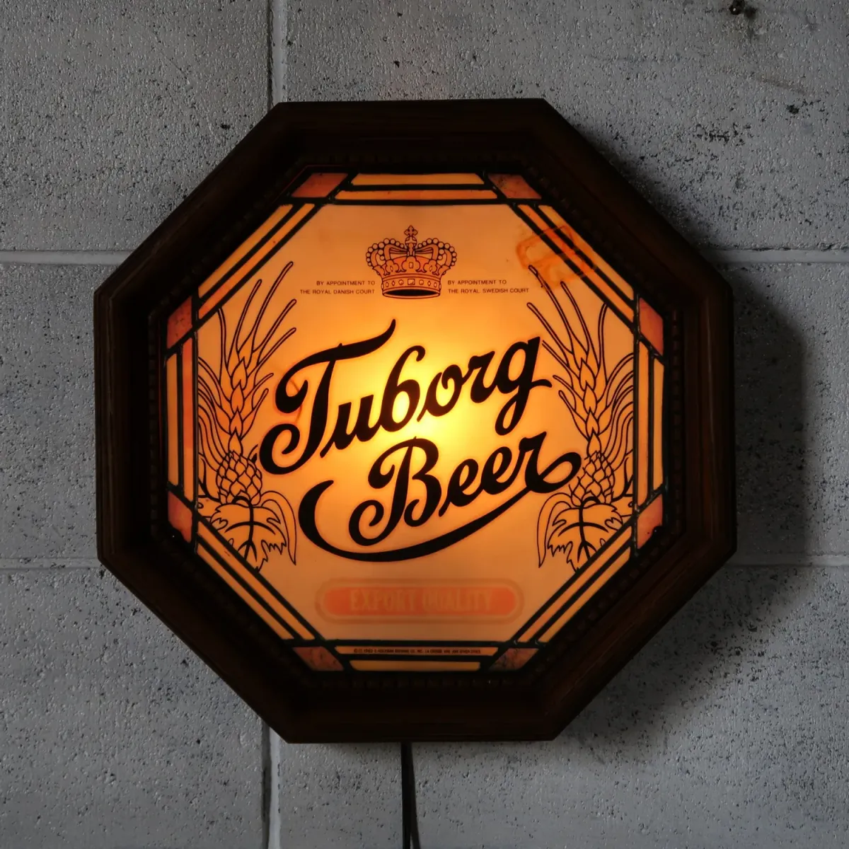 Tuborg Beer ビンテージ ライトサイン