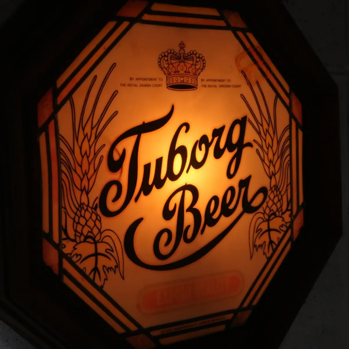 Tuborg Beer ビンテージ ライトサイン