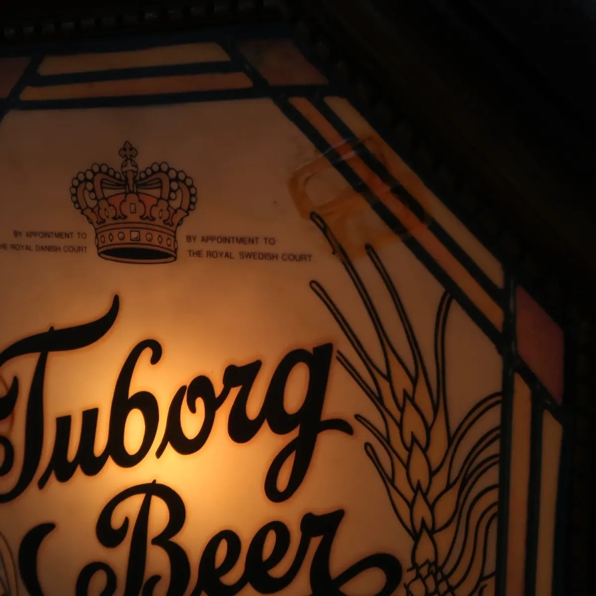 Tuborg Beer ビンテージ ライトサイン