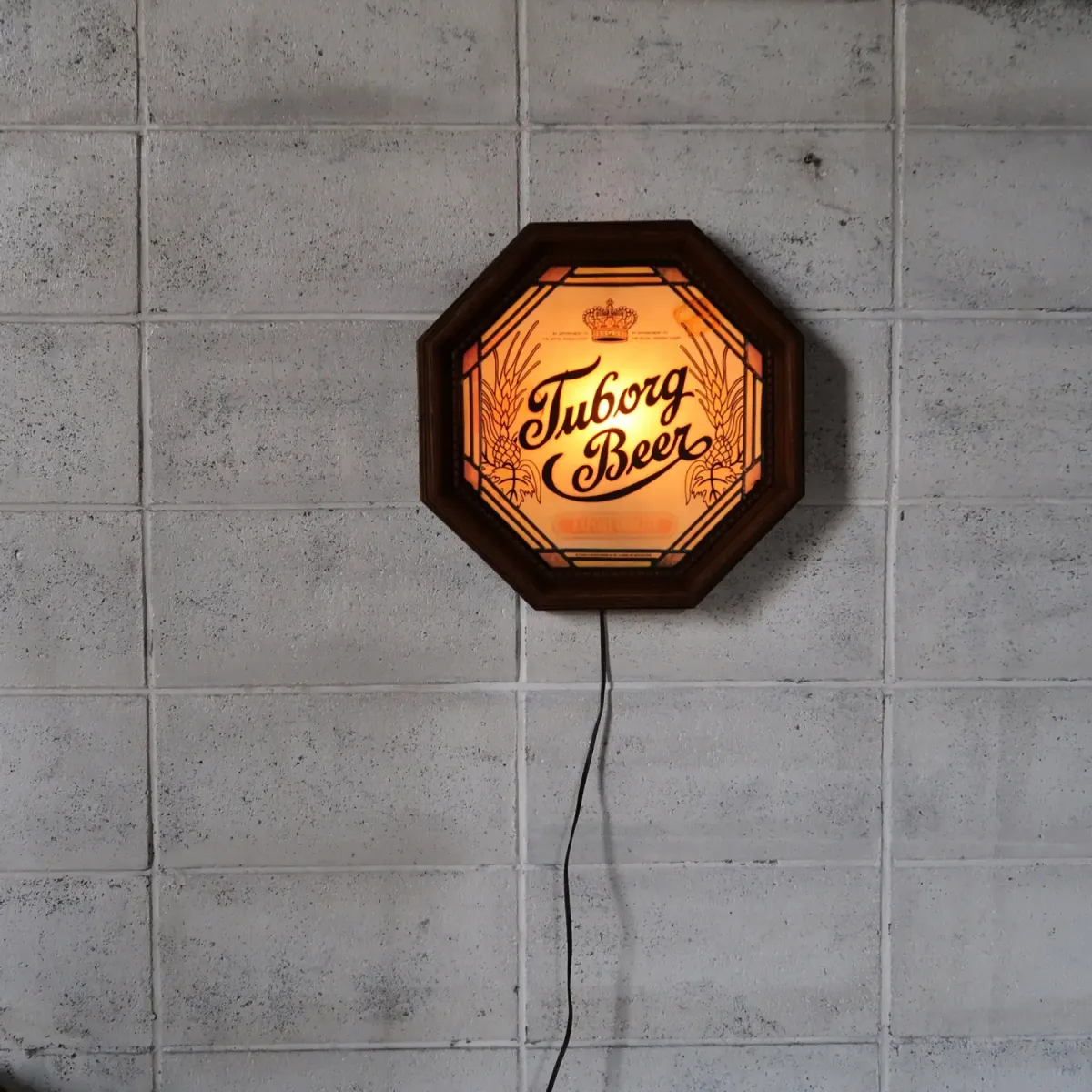 Tuborg Beer ビンテージ ライトサイン