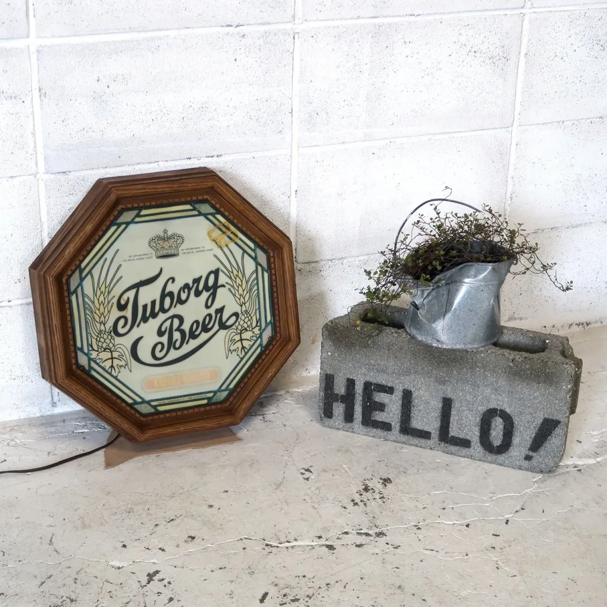 Tuborg Beer ビンテージ ライトサイン