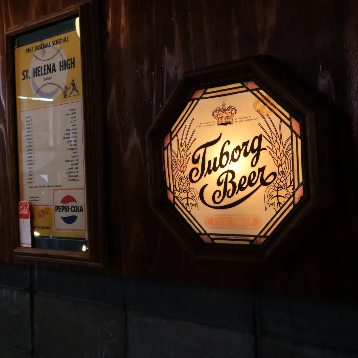 Tuborg Beer ビンテージ ライトサイン