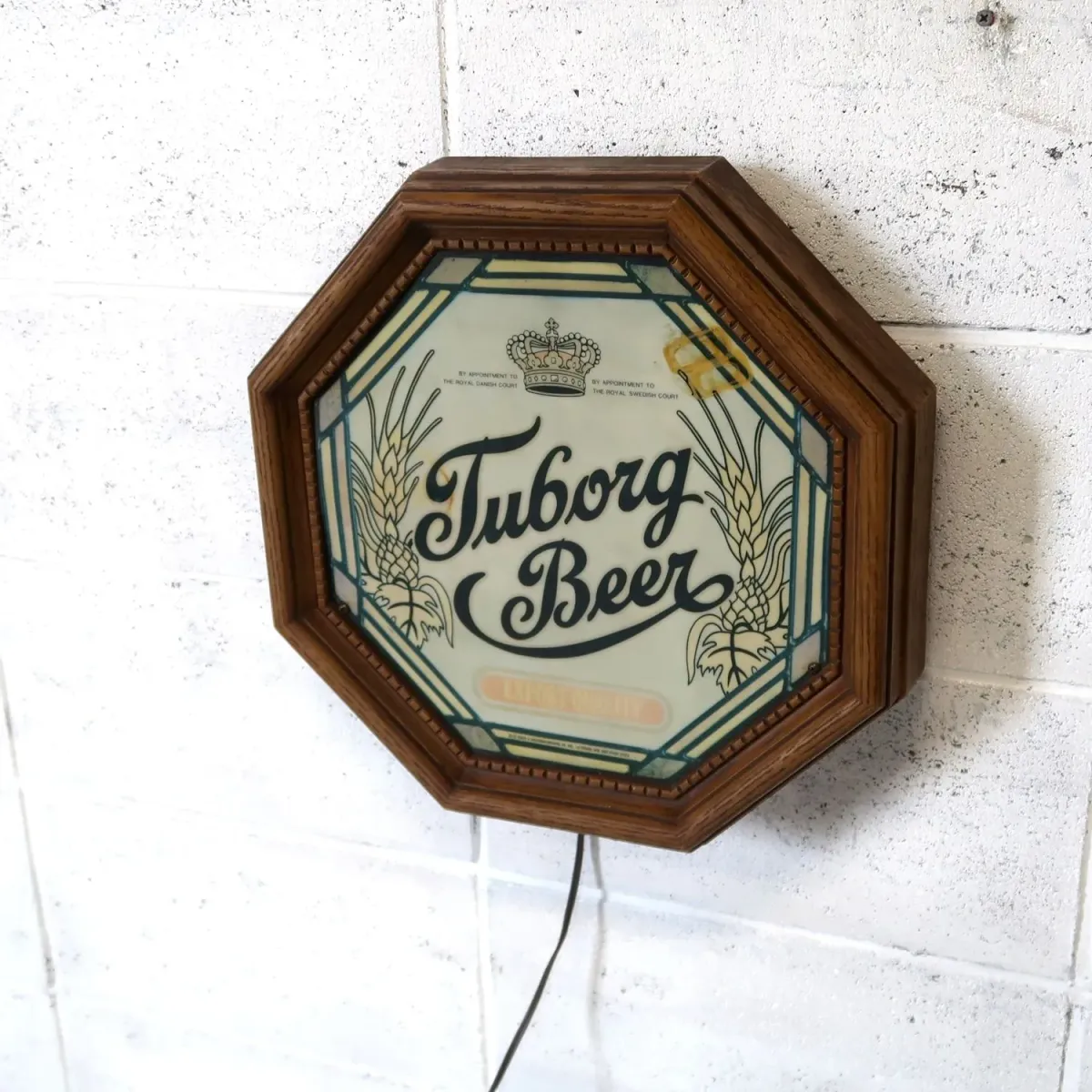 Tuborg Beer ビンテージ ライトサイン