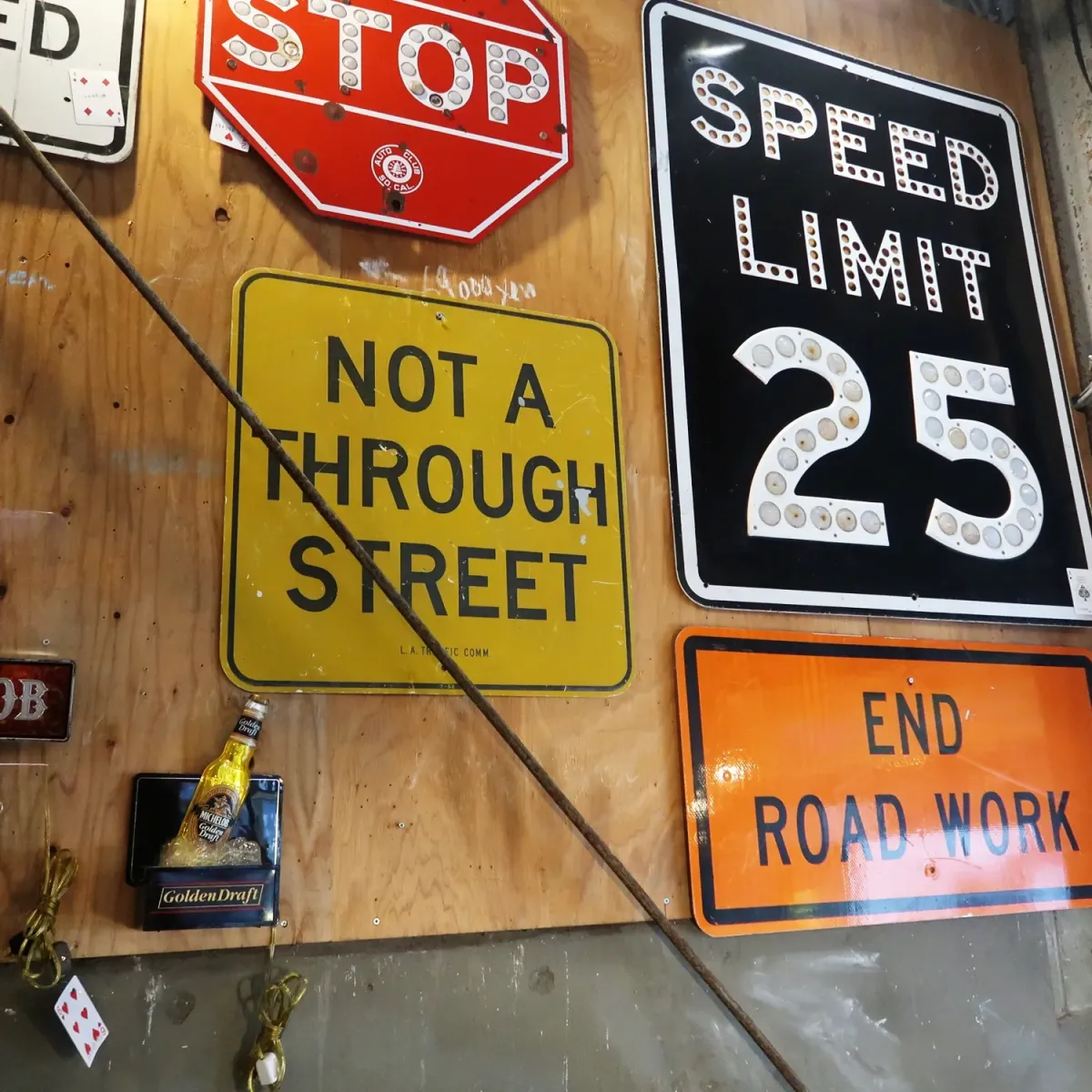 NOT A THROUGH STREET ビンテージ ロードサイン