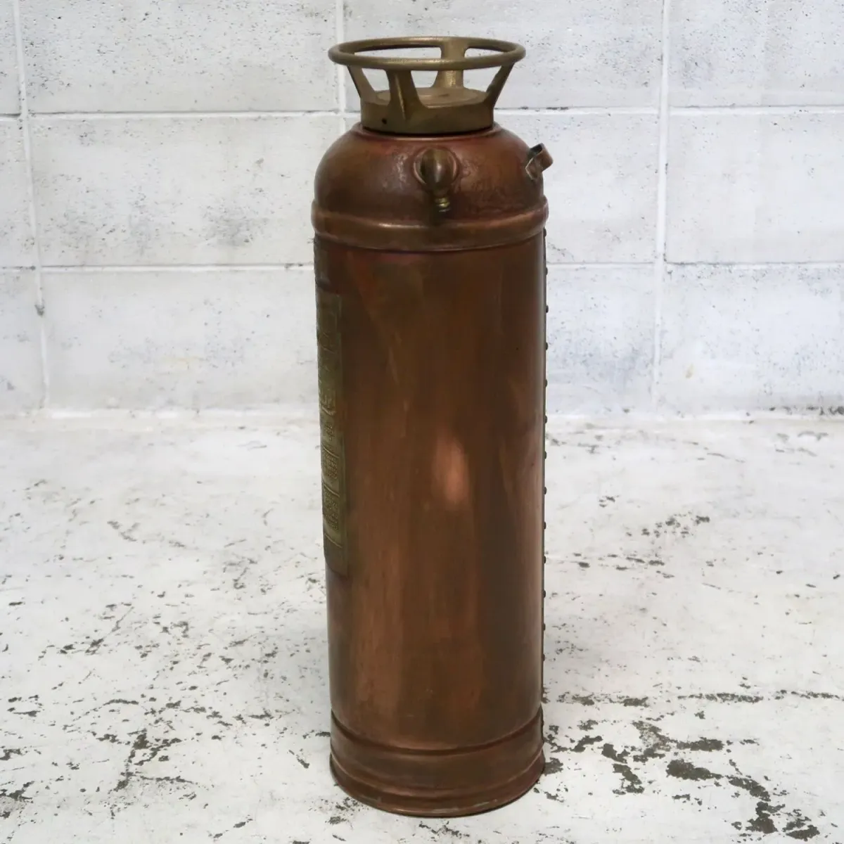 ビンテージ 消火器 銅×真鍮