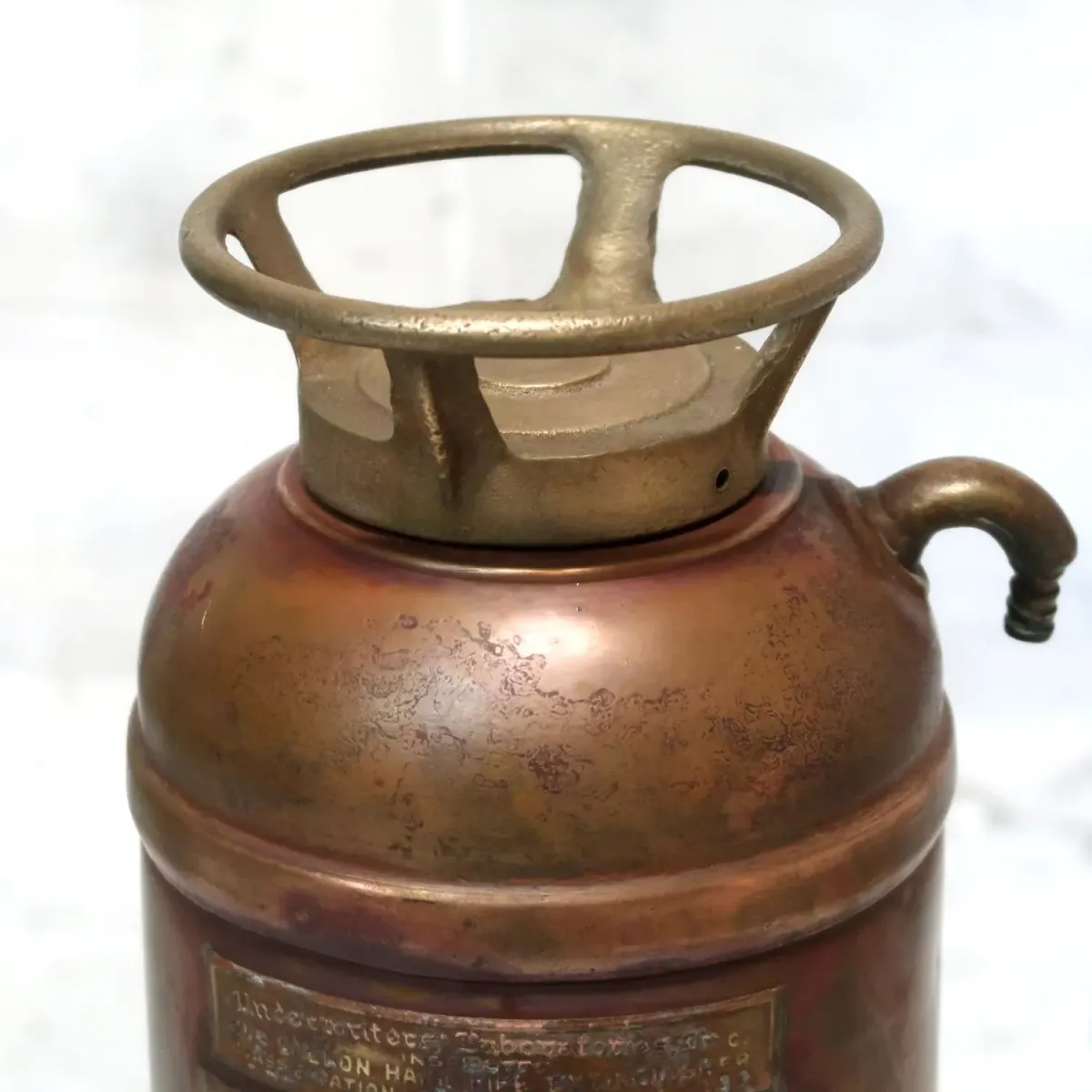 ビンテージ 消火器 銅×真鍮