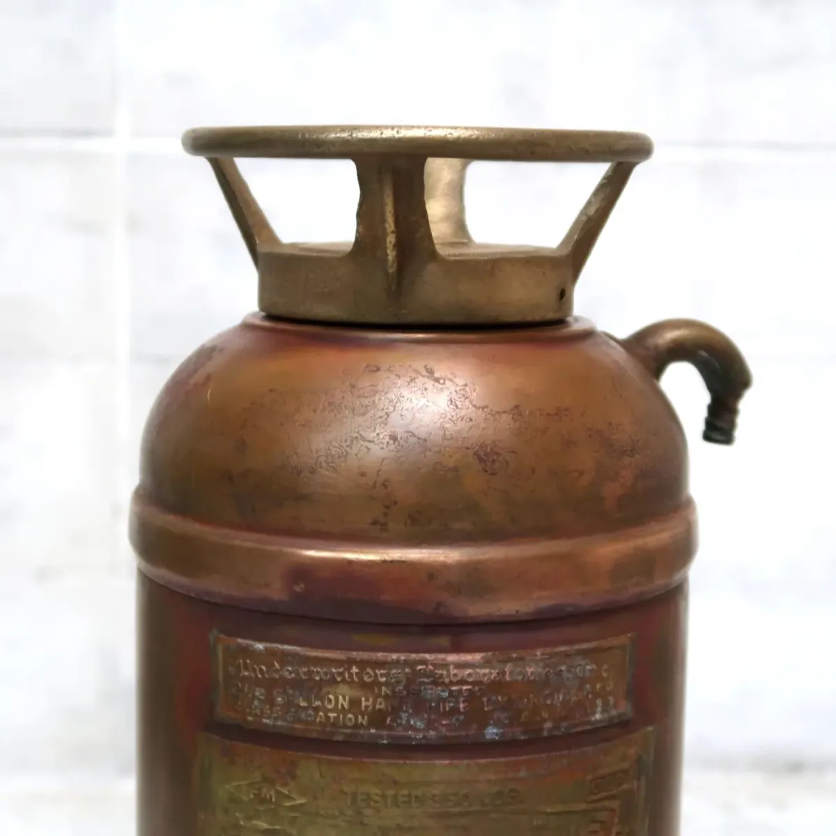 ビンテージ 消火器 銅×真鍮