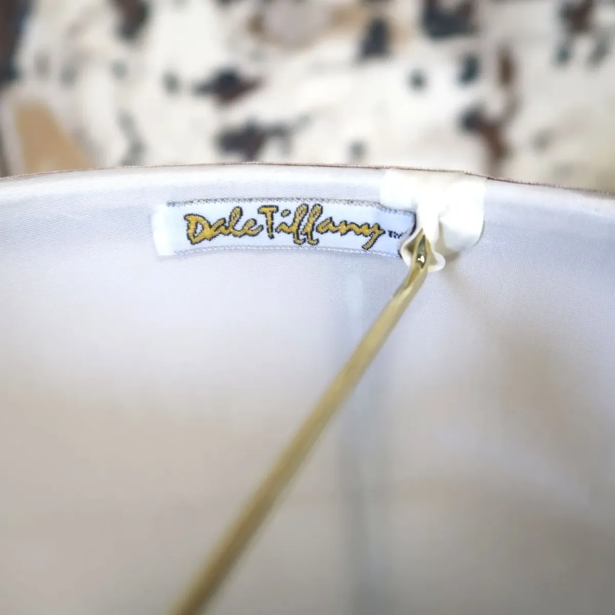 アンティーク ゴールドメタル フロアランプ