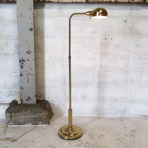 アンティーク ゴールドメタル フロアランプ