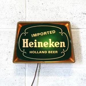 Heineken ビンテージ ライトサイン