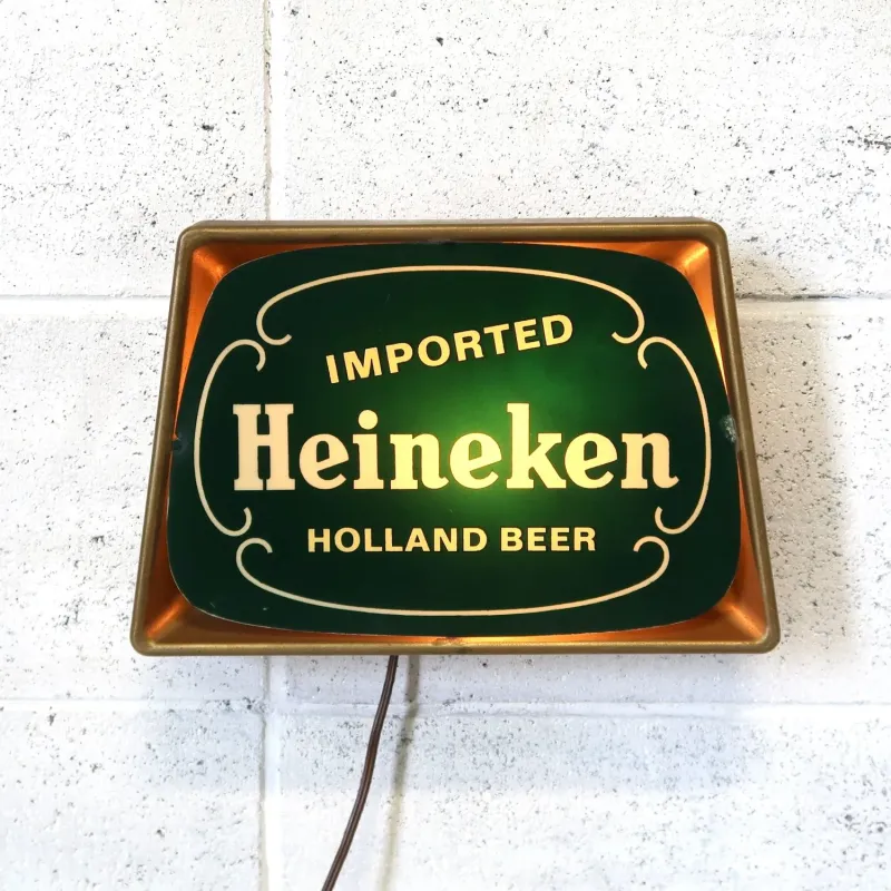 Heineken ビンテージ ライトサイン