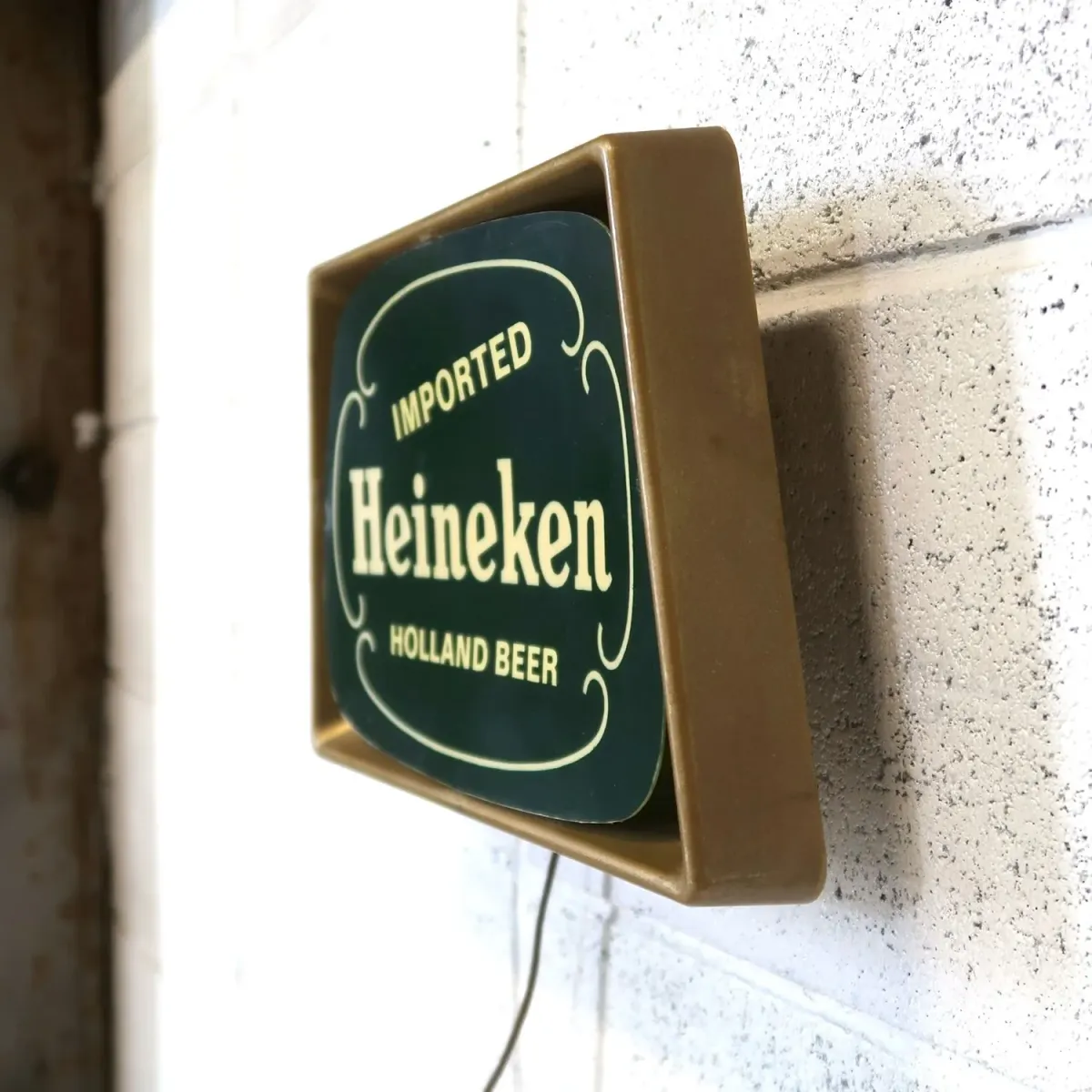 Heineken ビンテージ ライトサイン