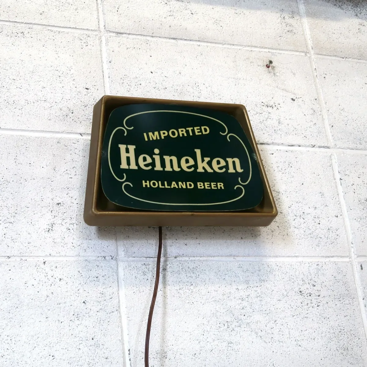 Heineken ビンテージ ライトサイン