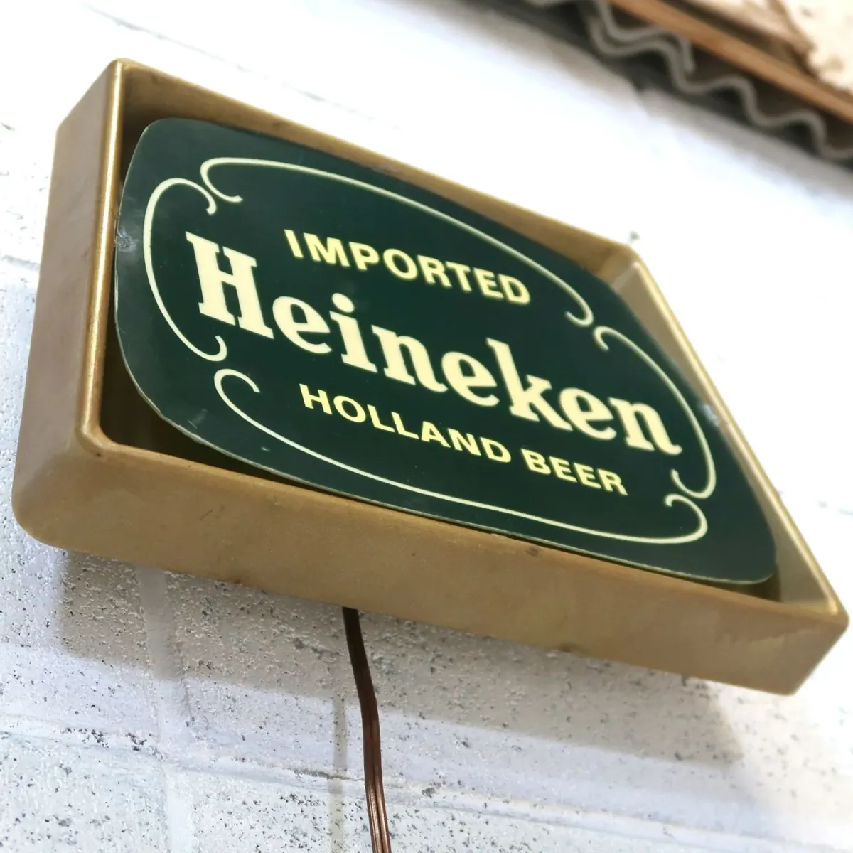 Heineken ビンテージ ライトサイン