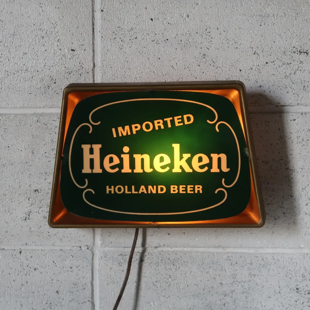 Heineken ビンテージ ライトサイン