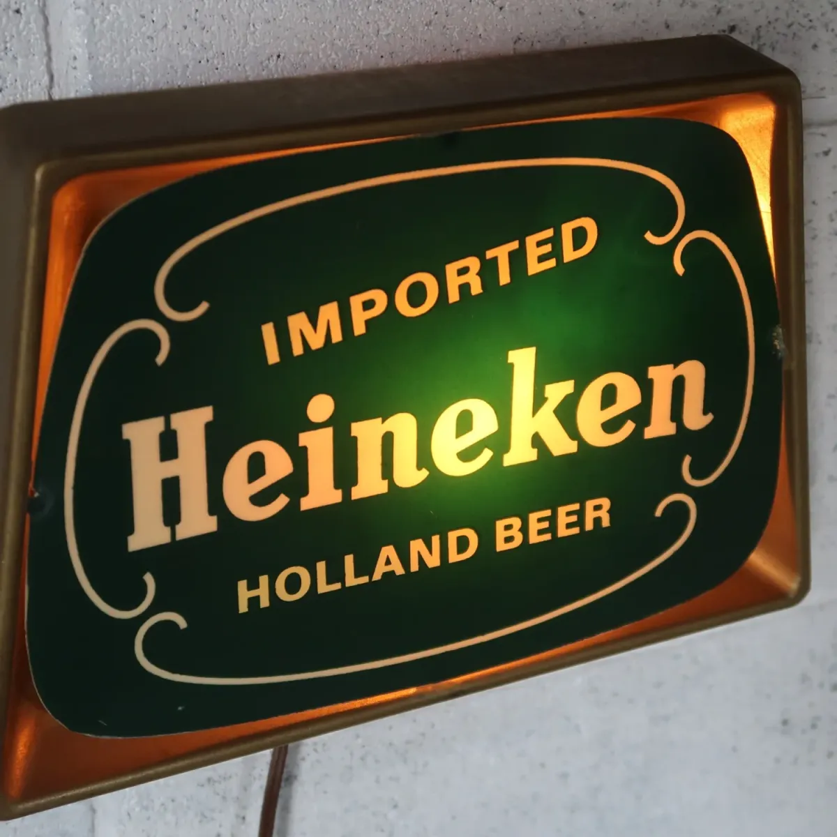 Heineken ビンテージ ライトサイン
