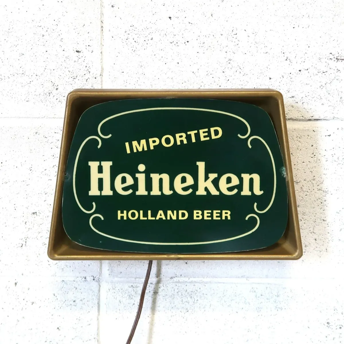 Heineken ビンテージ ライトサイン