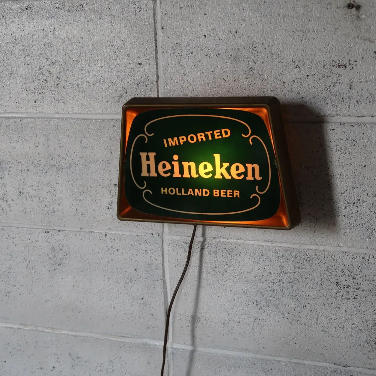 Heineken ビンテージ ライトサイン