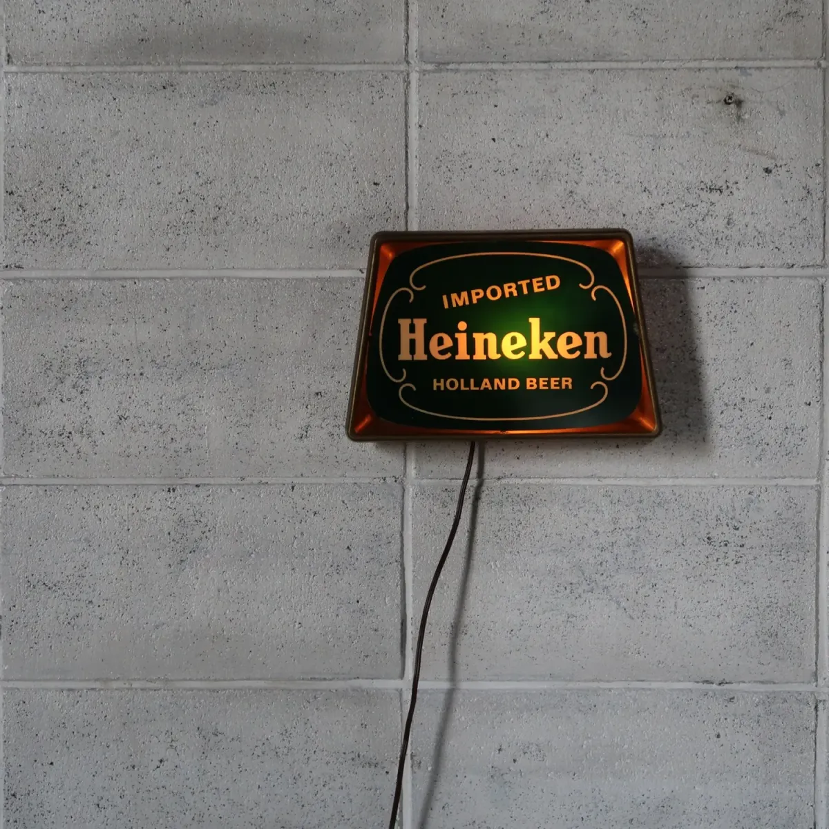 Heineken ビンテージ ライトサイン