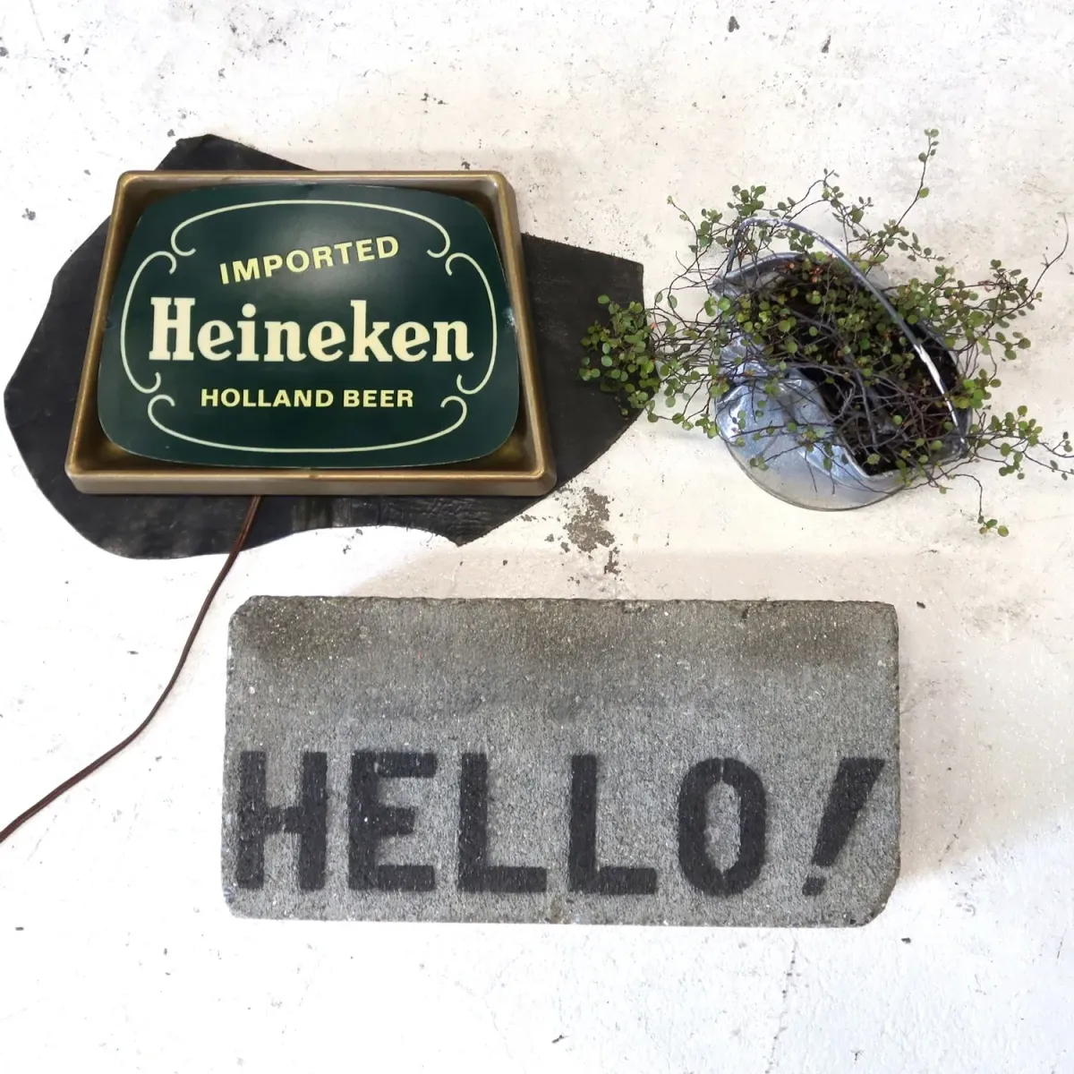 Heineken ビンテージ ライトサイン