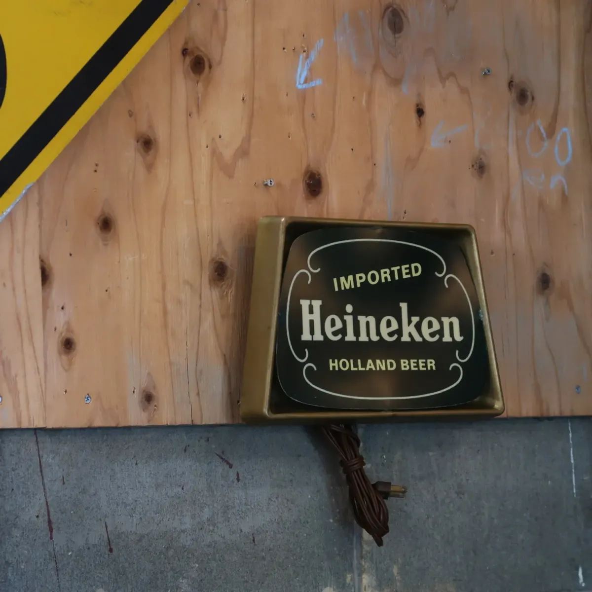 Heineken ビンテージ ライトサイン